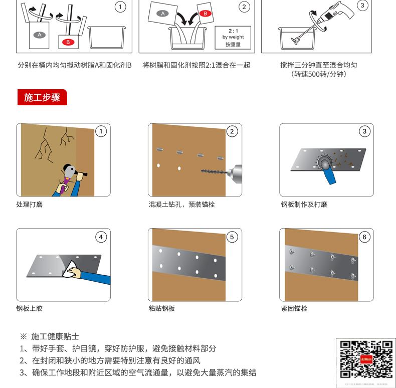 包钢贡觉粘钢加固施工过程